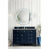 James Martin Vanities Brittany 48in Single Vanity, Victory Blue w/ 3 CM Grey Expo Quartz Top 650-V48-VBL-3GEX